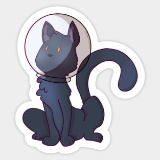 Space Cat - Blue Gray Breed Sticker